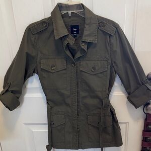 Gap Olive Green shirt/jacket size S